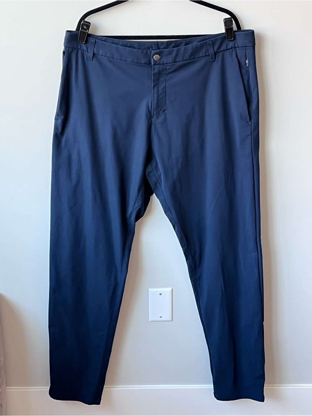 Lululemon Commission Classic Chino Pants *Warpstreme Men 40x34” Navy Blue M5AFET
